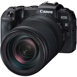 Canon EOS RP Mirrorless Digital Camera with RF 24-240mm IS Lens + EF-EOS R mount adapter - 2 Year Warranty - Next Day Delivery