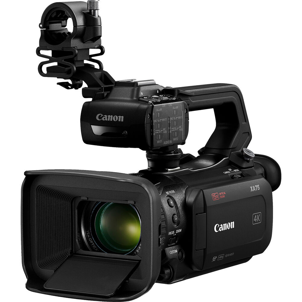 Canon XA75 Professional UHD 4K Camcorder with Dual-Pixel Autofocus and 3G-SDI Output - 2 Year Warranty - Next Day Delivery