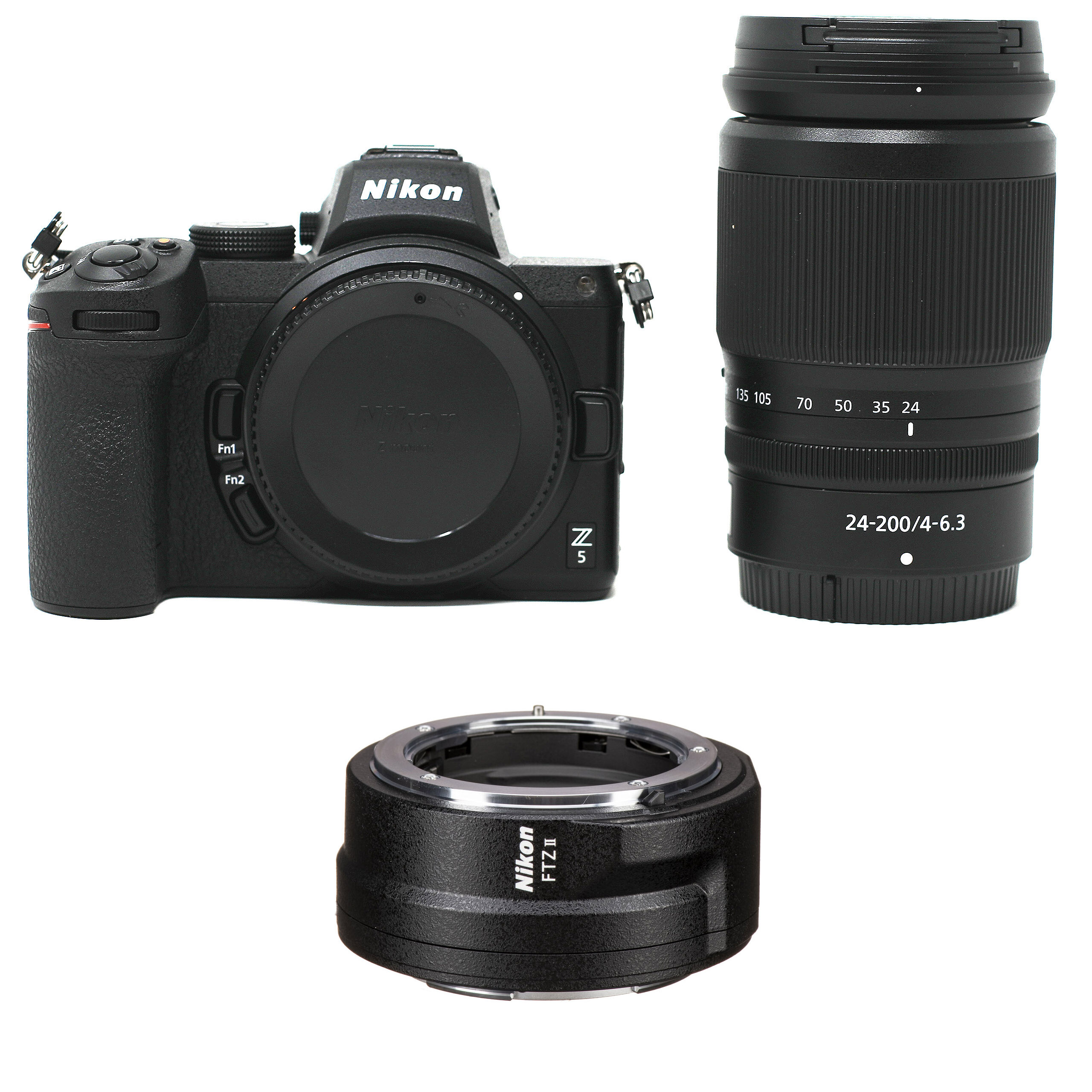 Nikon Z5 Mirrorless Camera with Z 24-200mm f/4-6.3 VR Lens with FTZ II Mount Adapter