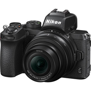 Nikon Z50 Mirrorless Camera with Z DX 16-50mm f/3.5-6.3 VR Lens