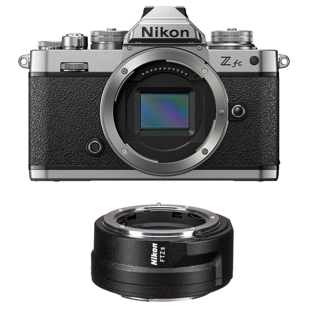 Nikon Z fc Mirrorless Camera with FTZ II Mount Adapter