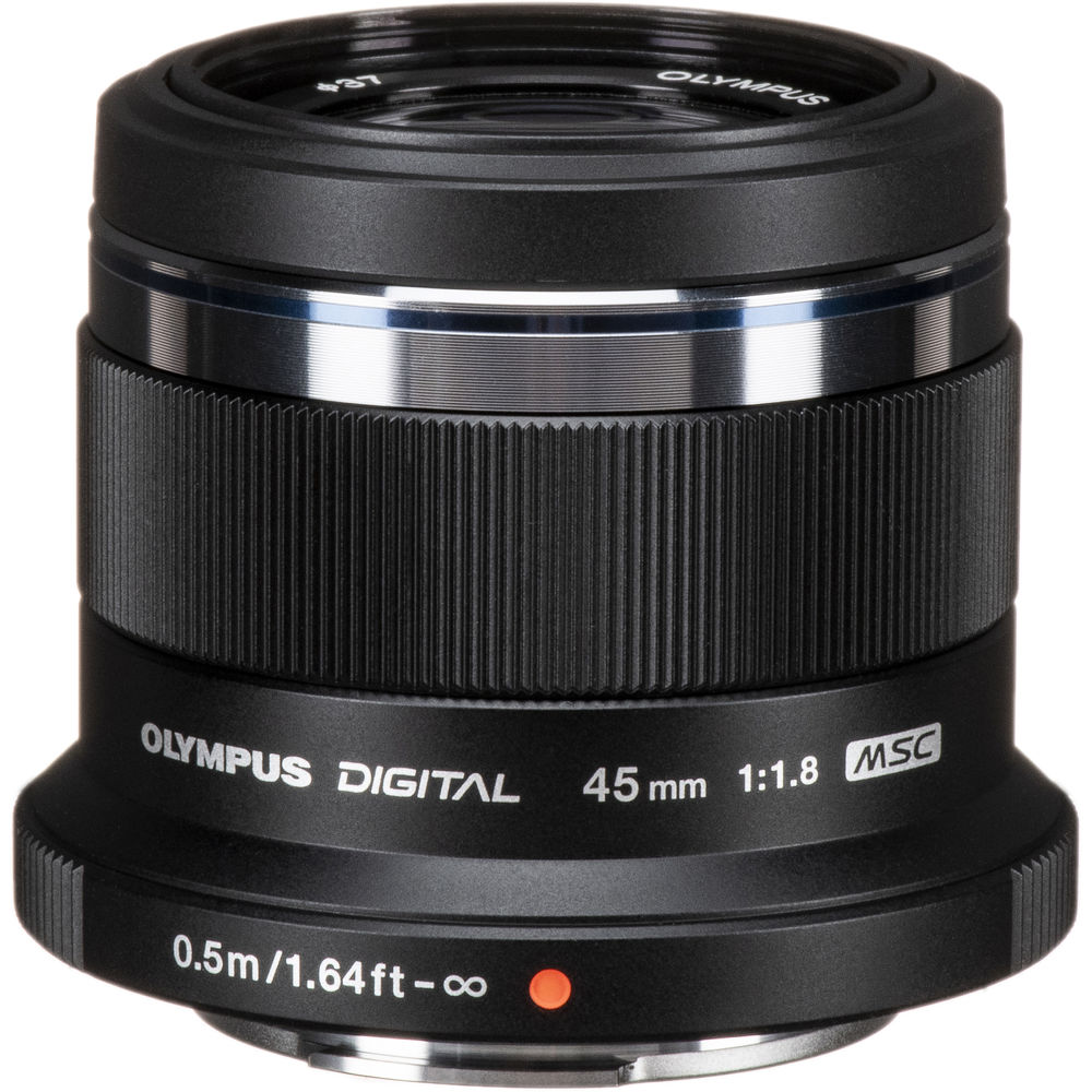 Olympus M.Zuiko Digital 45mm f/1.8 Lens (Black) - 2 Year Warranty - Next Day Delivery