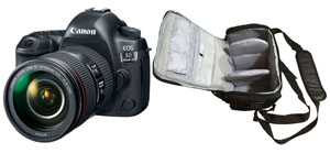 Canon 5D Mark IV DSLR Camera with EF 24-105mm f/4L IS II USM Lens with Bag