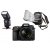 Nikon D7500 DSLR Camera with AF-S DX 18-140mm f/3.5-5.6G ED VR Lens with Bag and Flash