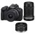 Canon EOS R50 Mirrorless Camera with RF-S 18-45mm, RF-S 55-210mm and RF 50mm f1.8 STM Lenses