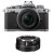 Nikon Z fc Mirrorless Camera with Z DX 16-50mm f/3.5-6.3 VR Lens Silver with FTZ II mount adapter