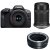 Canon EOS R100 Mirrorless Digital Camera Black with RF-S 18-45mm STM and RF-S 55-210mm STM Lenses + EF-EOS R mount adapter - 2 Year Warranty - Next Day Delivery