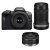 Canon EOS R100 Mirrorless Camera with RF-S 18-45mm, RF-S 55-210mm and RF 50mm f1.8 STM Lenses