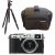 Fujifilm X100F Compact Digital (Silver) + Pro Camera Bag + Tripod - 2 Year Warranty - Next Day Delivery