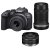 Canon EOS R10 Mirrorless Camera with RF-S 18-45mm, RF-S 55-210mm and RF 50mm f1.8 STM Lenses