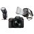 Nikon D7500 DSLR Camera with AF-S DX 18-105mm f/3.5-5.6G ED VR Lens with Bag and Flash