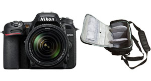 Nikon D7500 DSLR Camera with 18-140mm Lens with Pro Camera Bag - 2 Year Warranty - Next Day Delivery