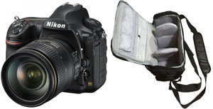 Nikon D850 DSLR Camera with AF-S 24-120mm f/4G ED VR Lens with Bag
